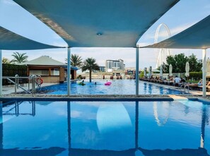 Una piscina climatizada