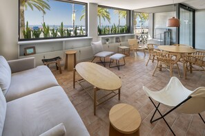 Sitteområde i lobbyen