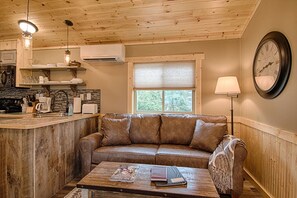 Smart TV, fireplace, DVD player