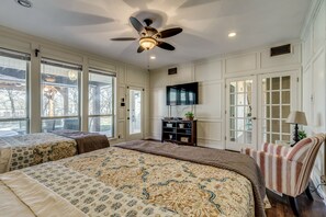 5 bedrooms, iron/ironing board, travel crib, WiFi