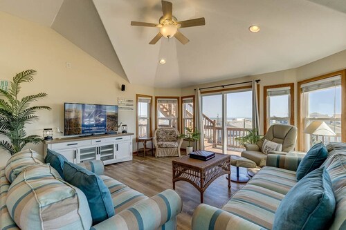 Blue Horizon | 1219 ft from the beach | Private Pool, Hot Tub | Kitty Hawk