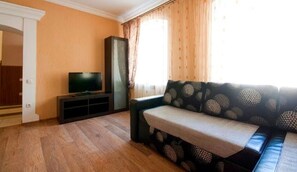 Apartment, 1 Doppelbett und Schlafsofa | Bügeleisen/Bügelbrett, kostenloses WLAN, Bettwäsche