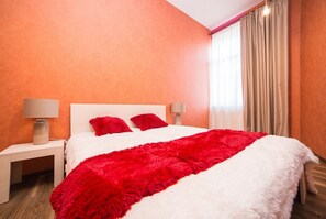 Apartamento, para não fumantes | Ferros/tábuas de passar roupa, Wi-Fi de cortesia, roupa de cama