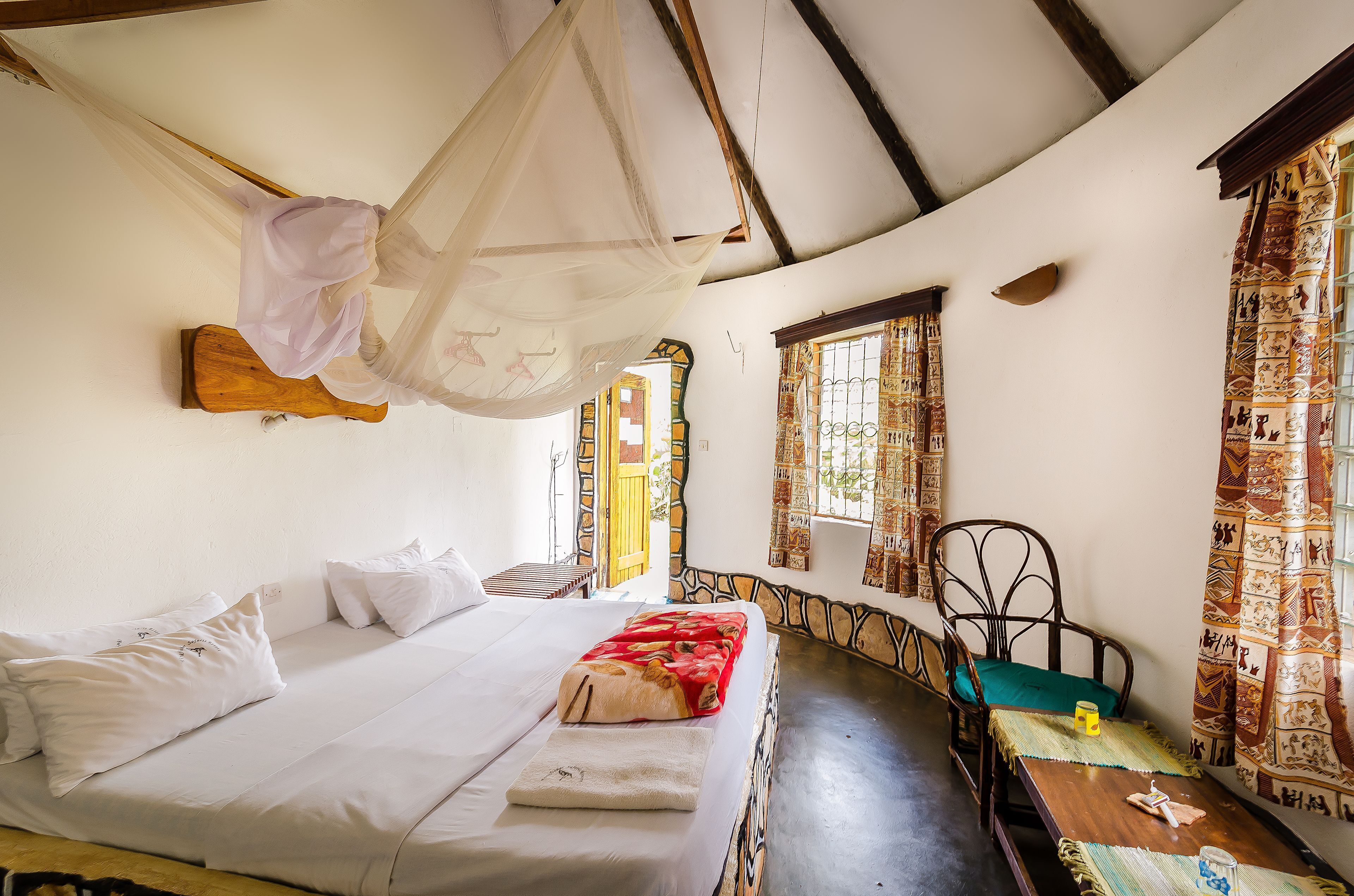 Wifi gratis y ropa de cama