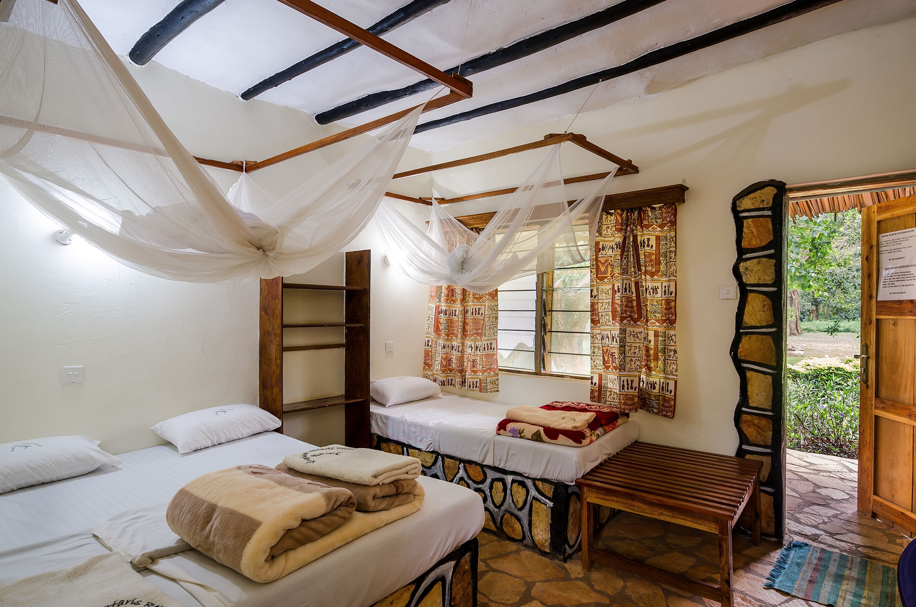 Wifi gratis y ropa de cama