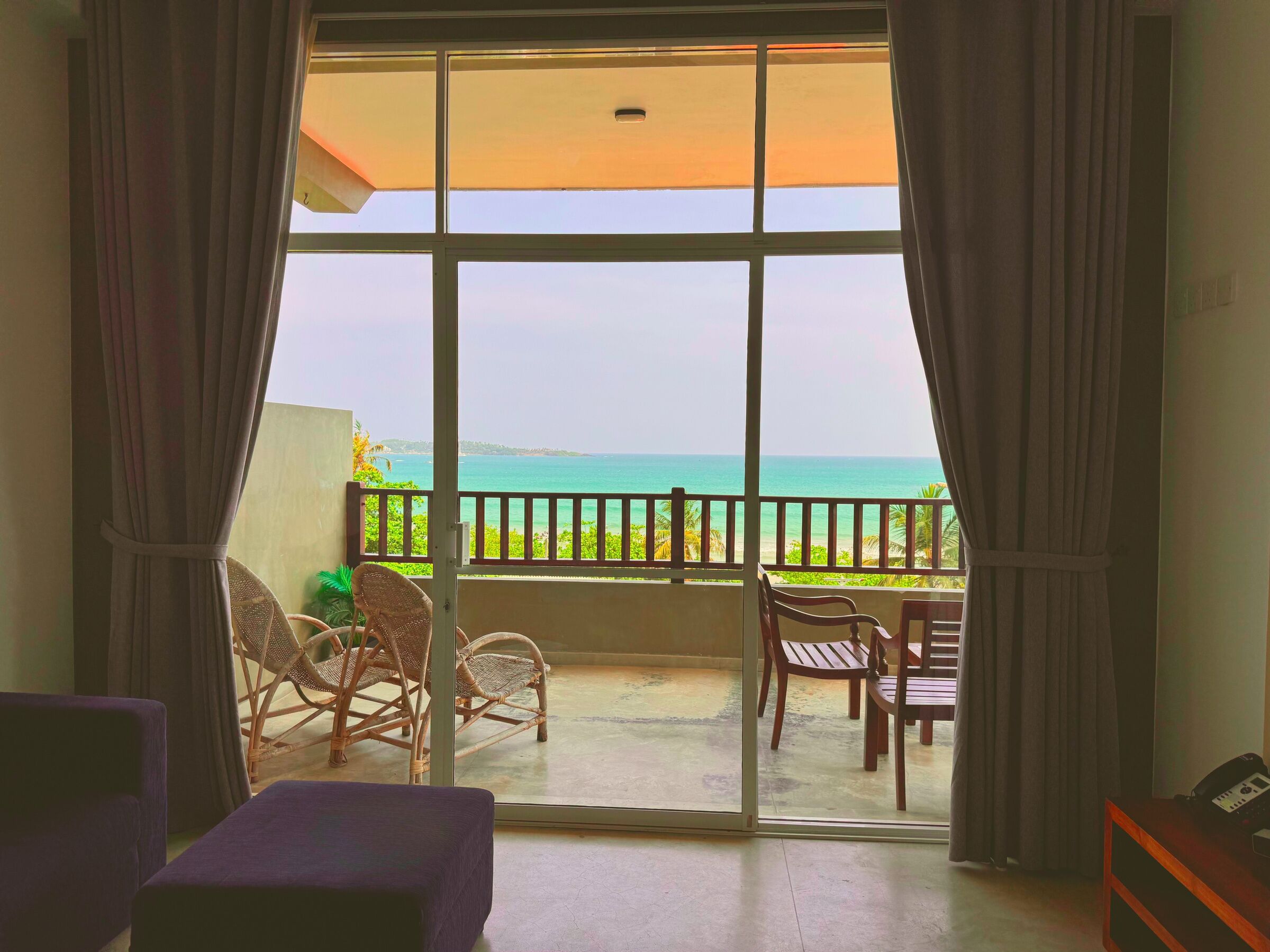Suite Deluxe, 2 camere da letto, vista oceano | Area soggiorno
