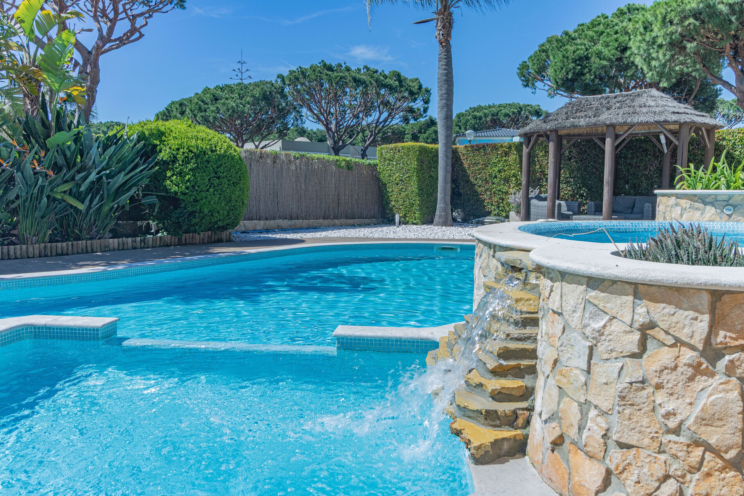 Una piscina riscaldata