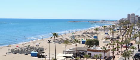 Beach nearby, sun-loungers