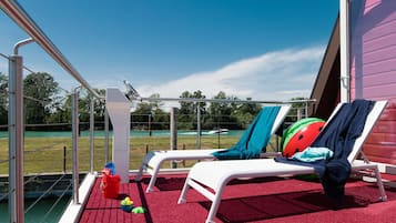 Alloggio su due livelli, 2 camere da letto (Houseboat Lagoon) | Terrazza/patio