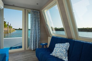 Duplex, 2 chambres, terrasse (Houseboat River) | Vue de la chambre