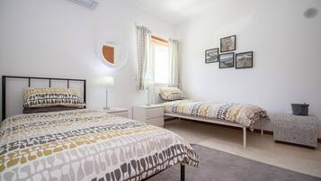 4 bedrooms, in-room safe, iron/ironing board, free WiFi