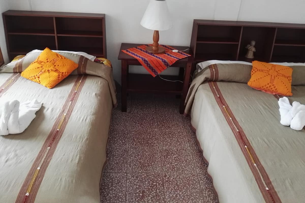 Double Room, Multiple Beds, Non Smoking | In-room safe, iron/ironing board