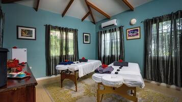 Couples treatment rooms, sauna, body treatments, mud baths, hydrotherapy