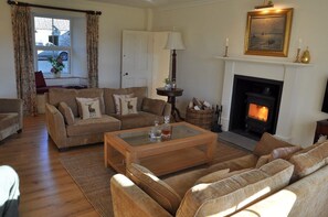 Smart TV, chimenea, reproductor de DVD y tenis de mesa 