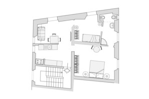 مخطط تصميم الطابق