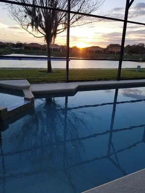 Outdoor pool - Ultimate Family Fun: 4BR Oasis w/Game Room, Private Pool at Bella Vida Resort! (Kissimmee)