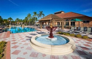 Outdoor pool - Ultimate Family Fun: 4BR Oasis w/Game Room, Private Pool at Bella Vida Resort! (Kissimmee)