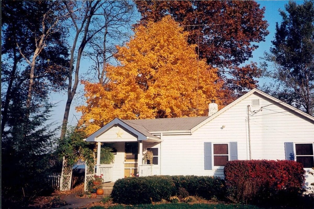 Charming, 1940's private home located on waterfront with gorgeous views of lake.