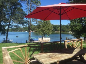 Lake Front Cabin  View of Clear Lake from the Deck