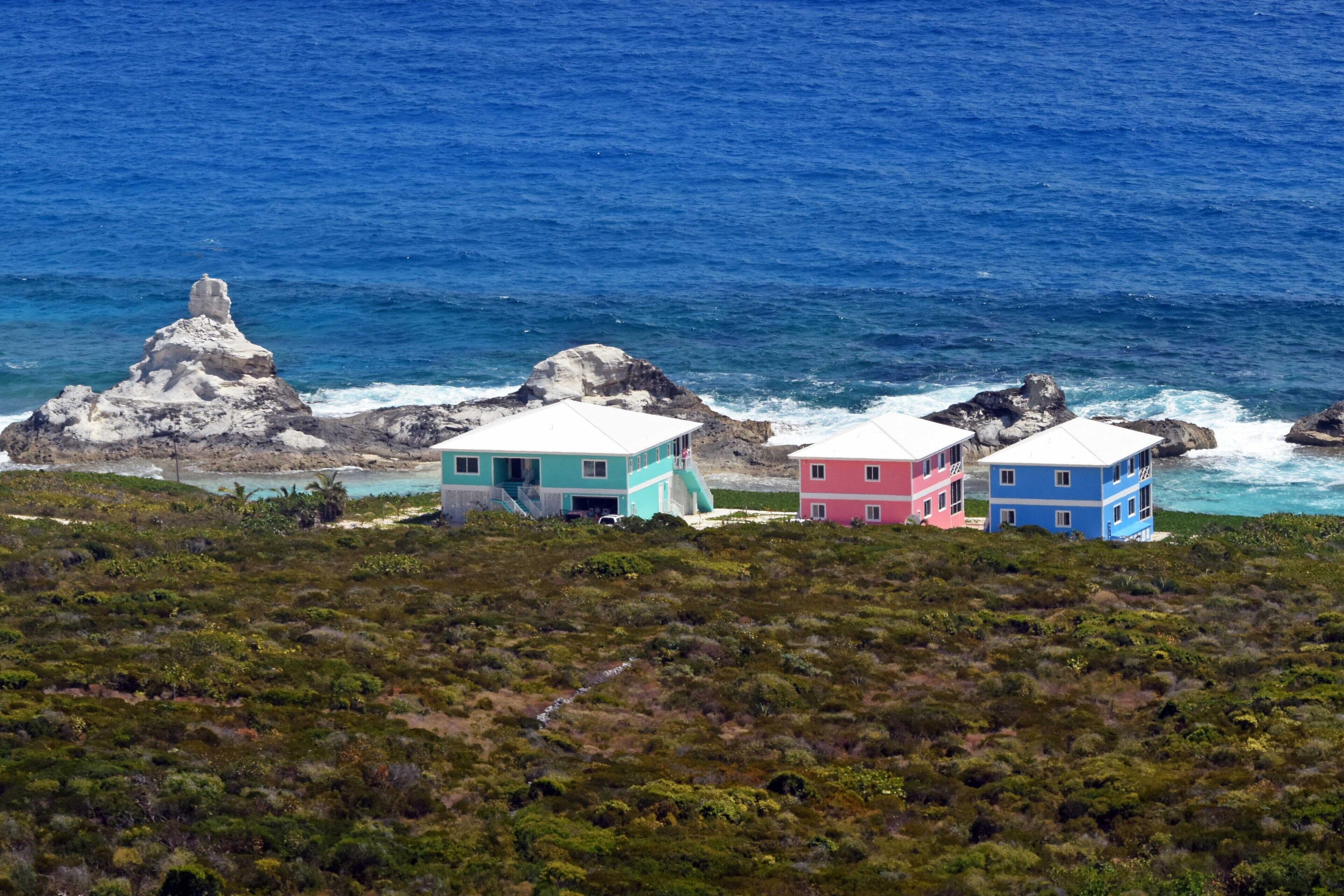 Your view of Chimney Rock and your own snorkeling Lagoon.