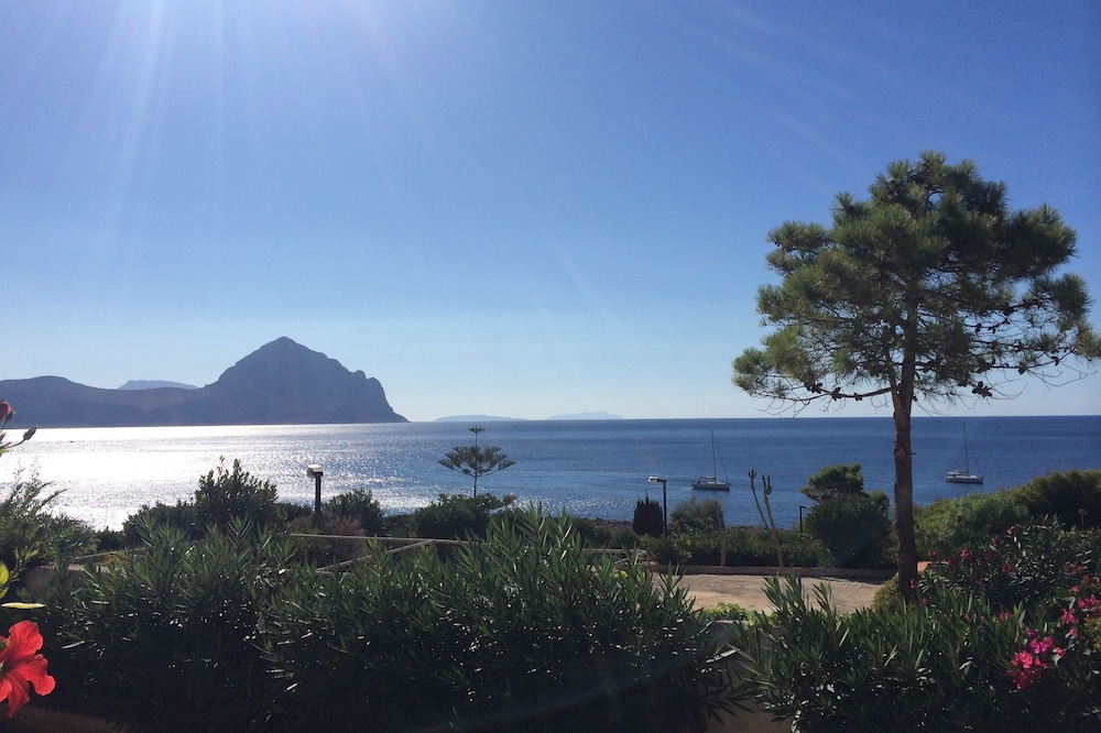 Overlooking the rocky bay of Makari, walking distance from the sea