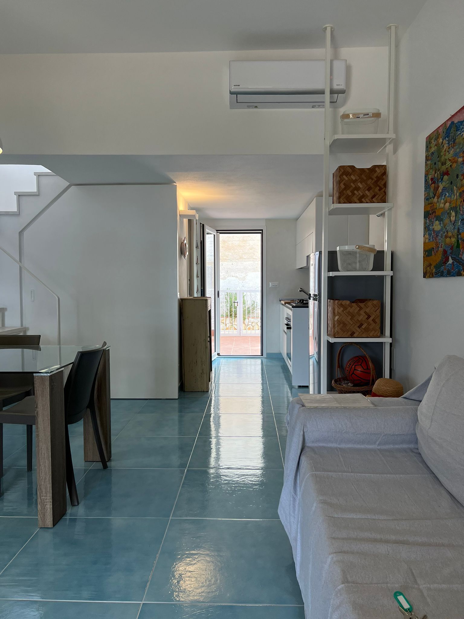 Overlooking the rocky bay of Makari, walking distance from the sea