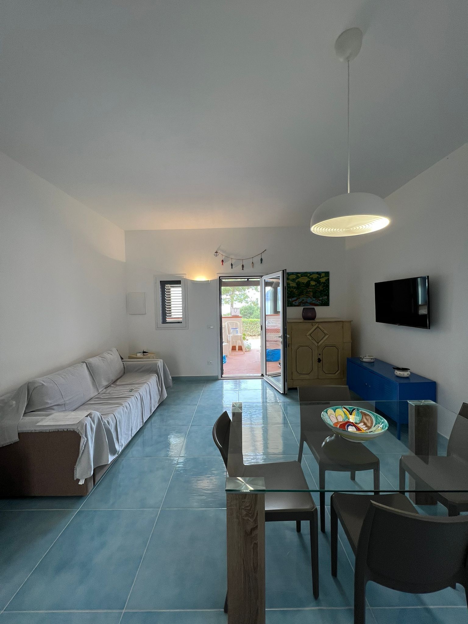 Overlooking the rocky bay of Makari, walking distance from the sea