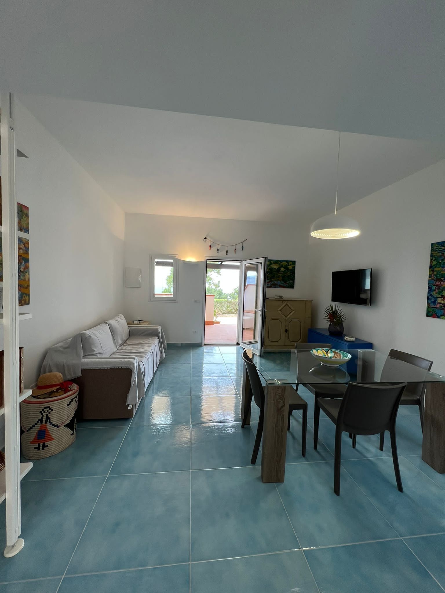 Overlooking the rocky bay of Makari, walking distance from the sea