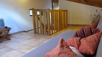 TV, fireplace, table tennis