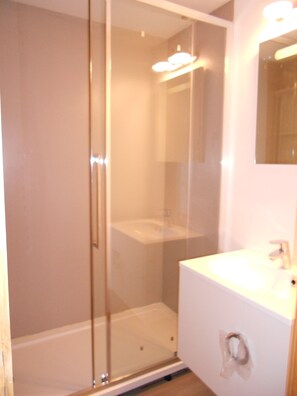 Shower, hair dryer