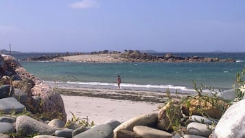 Aan het strand