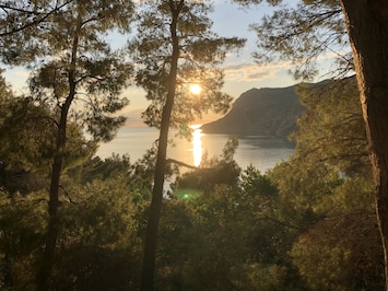 Tramonto visto dalla casa