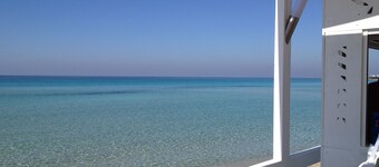 Stylish villa with stunning views over olive groves Ionian Sea