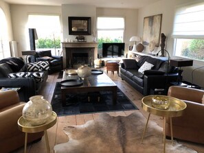 Living area - magnificent villa with heated pool, exceptional location - Golden Triangle (Le Touquet-Paris-Plage)
