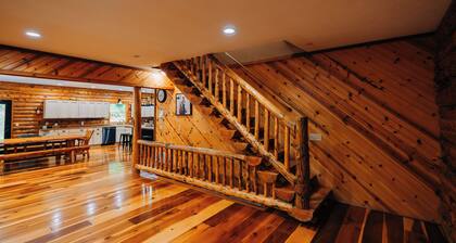 Secluded, Private 5000 Square Foot Luxury Lodge Located On 20 Wooded Acres.