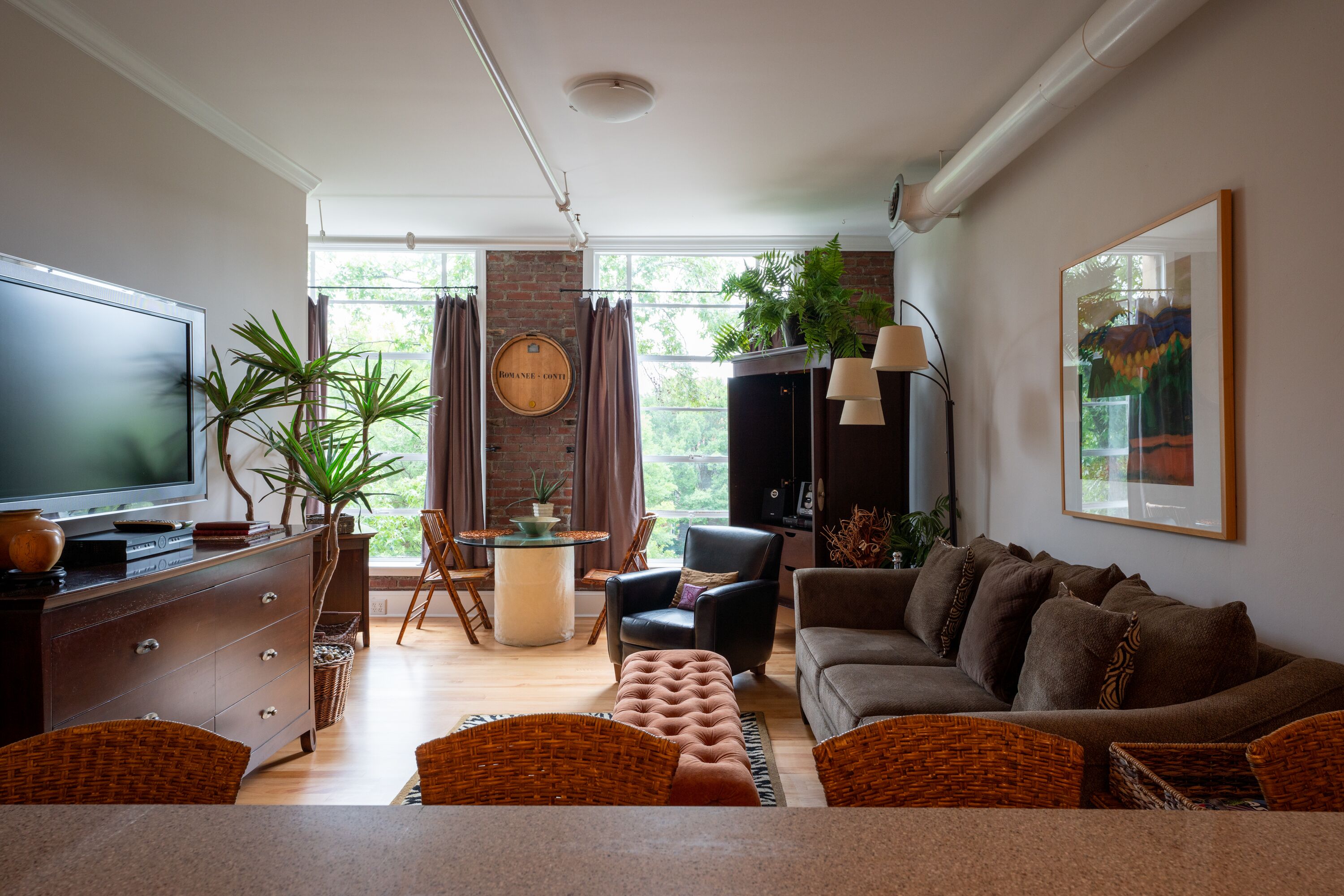 Televisión, libros y estéreo 