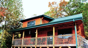 Exterior - Deer Country Vacation Cabins #3 - Long Range View, Dogs Friendly (Waynesville)