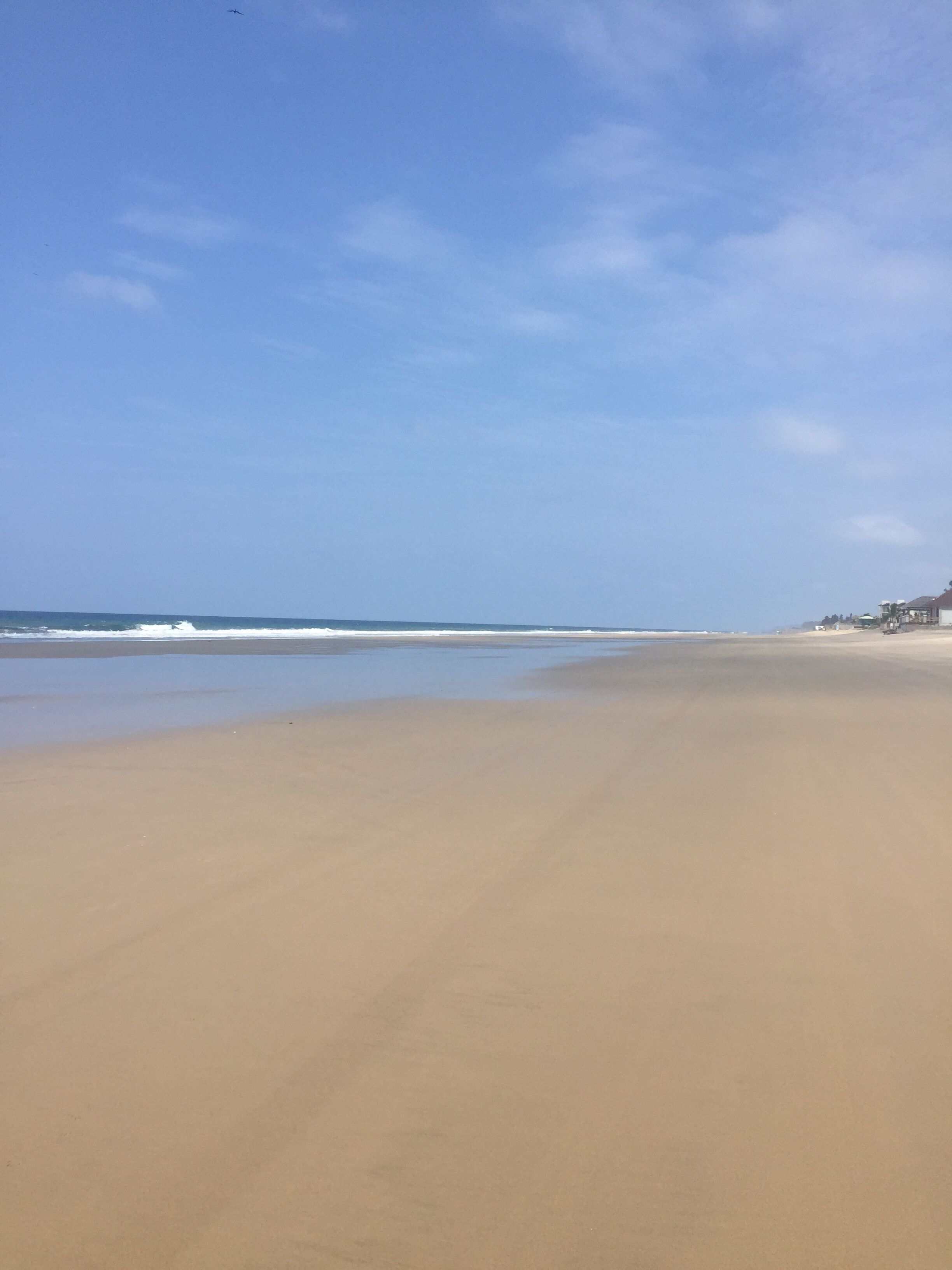 Miles and miles of beach.  This is in front of the pool area 