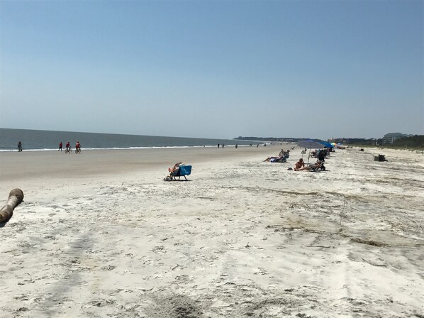 On the beach