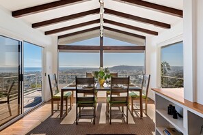Dining - Amazing Ocean, Island, and City Views From Contemporary Home! (Santa Barbara)