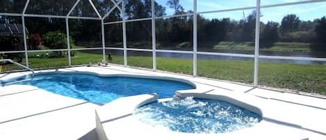 Außenpool, beheizter Pool