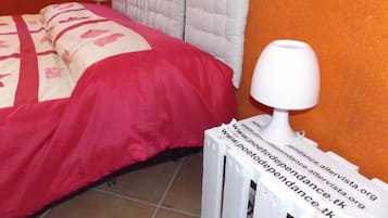 1 camera, Wi-Fi gratuito, lenzuola