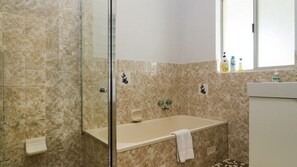 Hair dryer, towels