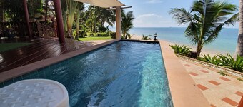 Thai Style Beachfront 3 bed Villa with Pool