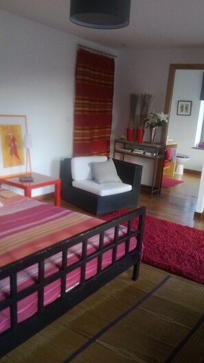 1 bedroom, iron/ironing board, travel crib, free WiFi