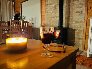 Dining - holiday home "House1" with water view (Sarbinowo)