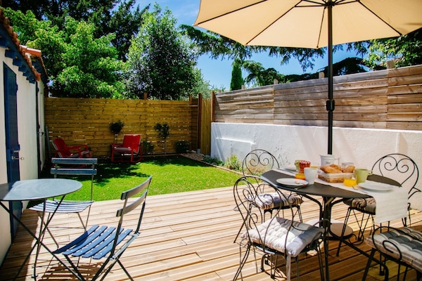 La terrasse et le jardin