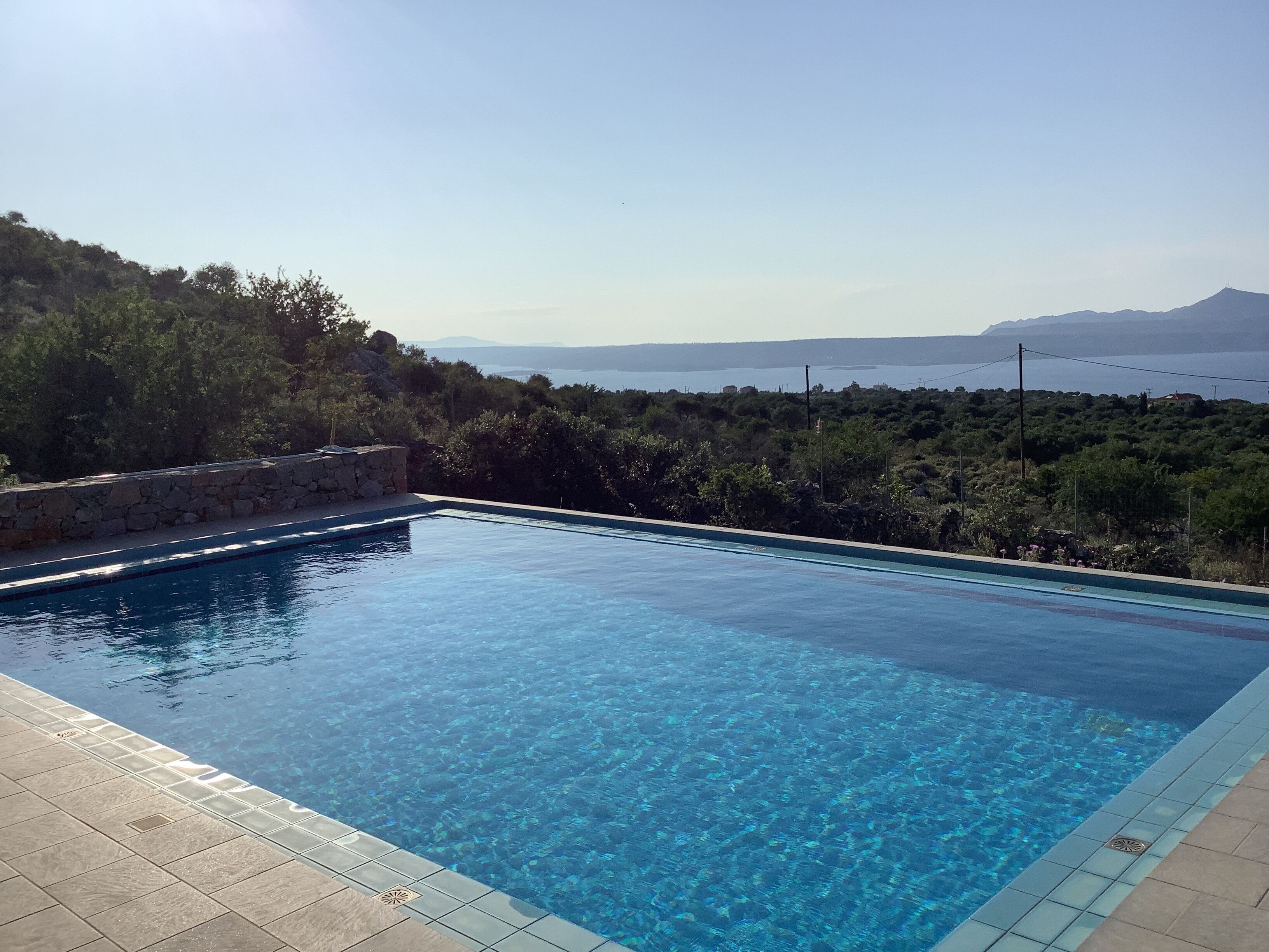Outdoor pool, an infinity pool