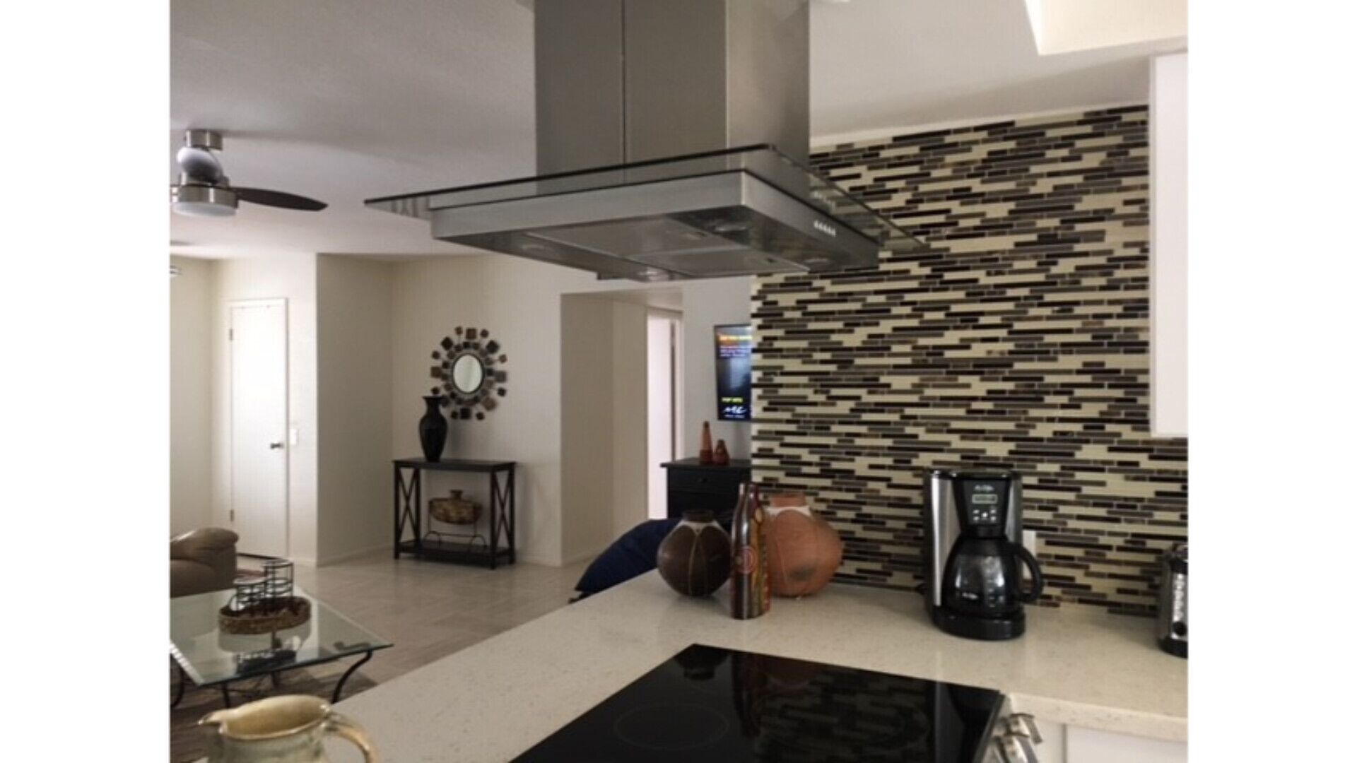 Enjoy the outdoors on the new entertaining patio