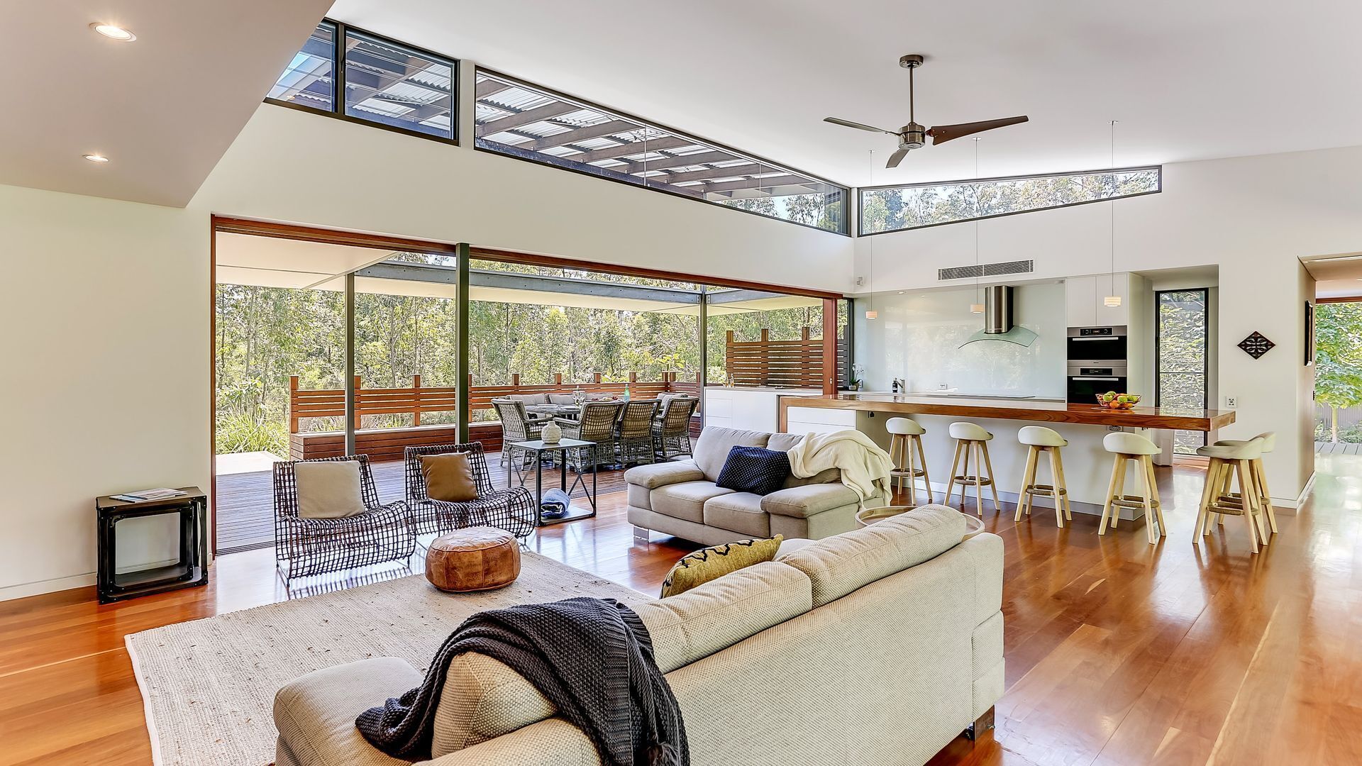 Smart TV, fireplace, DVD player, books